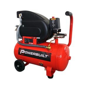 Powerbuilt 24L Air Compressor, Red