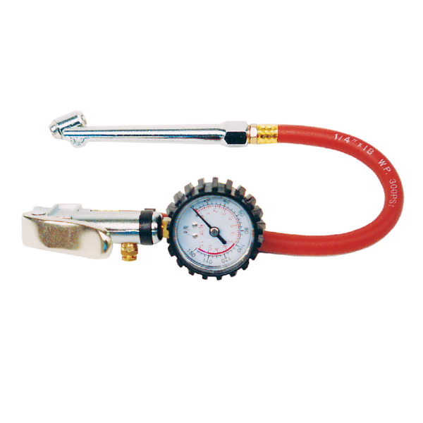 Dual gauge tyre inflator