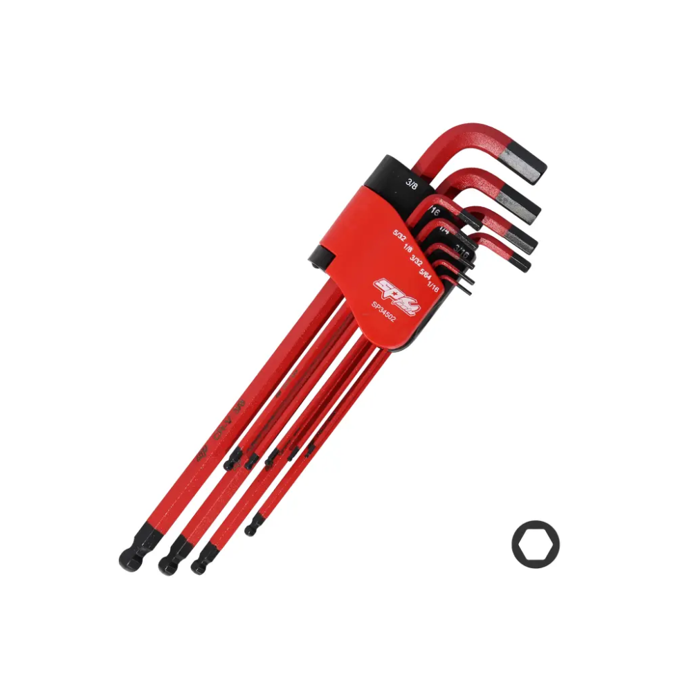 sp tools red hex key set